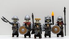 5 Morts-Vivants Chevalier Fantôme Playmobil Pour Squlette Living Magique Custom