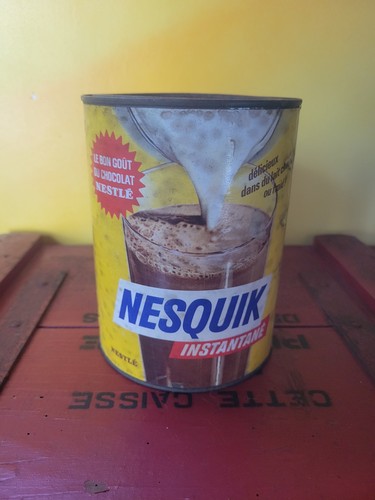 Ancienne boîte nesquik - ancienne,