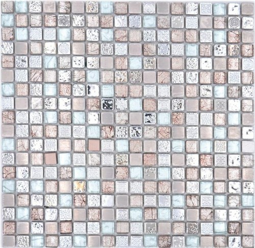 Carrelage mosaïque beige gris - carrelage,