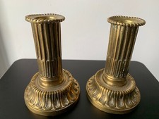 Paire de bougeoirs bout de