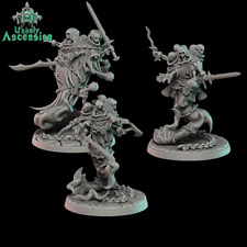 3 spectres + socle 50mm