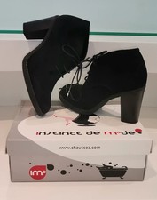 Bottines derbies à talon