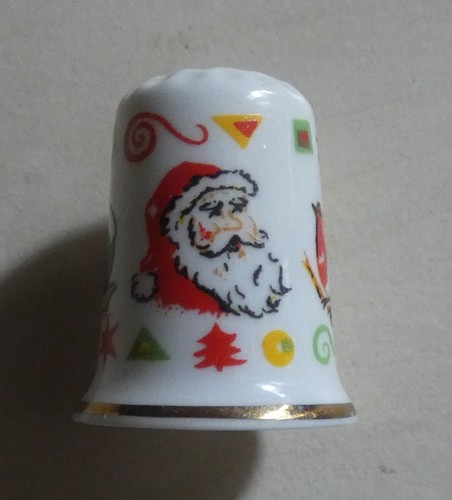 Dé coudre porcelaine - à, en