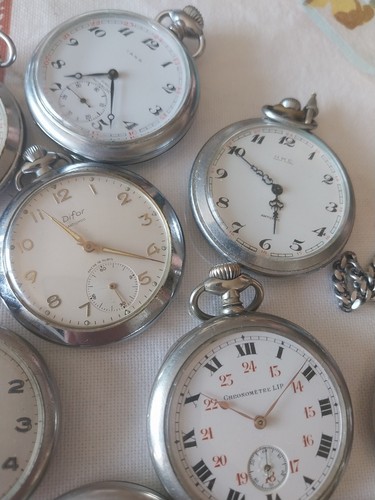 Lots montres poches - 17,