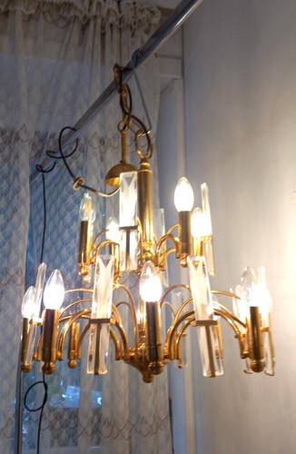 Lustre vintage ans plaques - lustre,