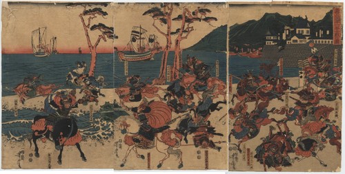 Estampe japonaise originale - uw,