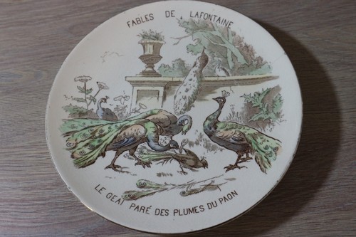 Assiette faience gien - assiette,