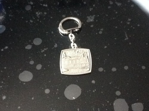 Porte cle clef ancien - ancien, metal