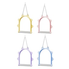 Perchoir à bascule pour perroquet, jouet à mâcher pour perruche calopsitte,