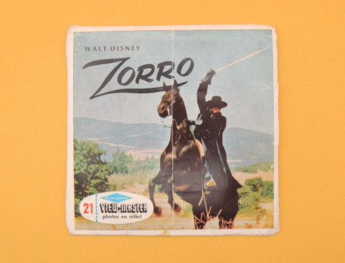 Zorro 1958 view master - zorro,