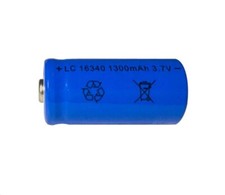 Batterie au Lithium Rechargeable CR123A 16340 1500mAh 3.7V LI-ION