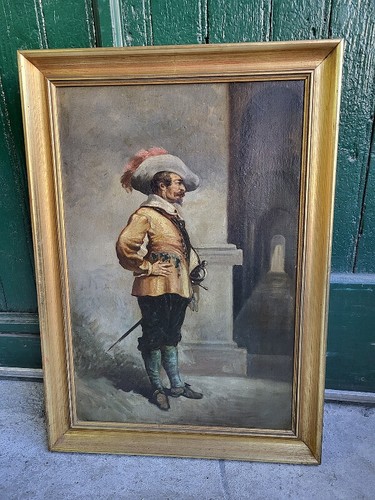 Tableau peinture mousquetaire - peinture,