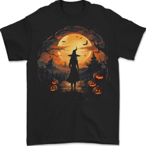 Shirt halloween sorcière - halloween,
