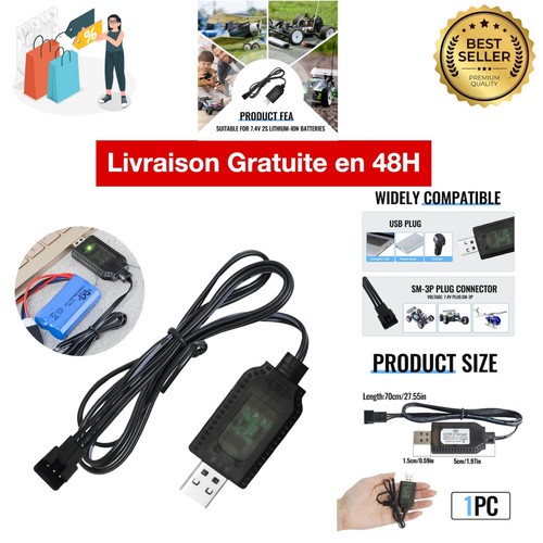 Câble chargeur usb pour - chargeur,