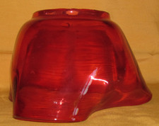 Large Red Kerosene Lamp Tulip
