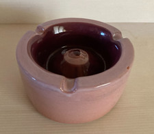 Cendrier vide poche à l'oiseau Signé Cloutier émail couleur ton rose 60 70