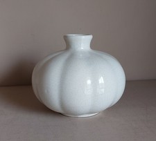 Vase boule faïence craquelée
