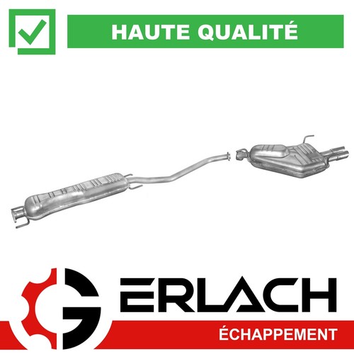 Echappement pour opel vectra - pour,