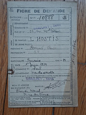 rationnement - fiche de