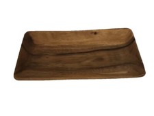 Wooden Serve Rectangular Tray 14x 7”Woodard & Charles  Acacia Philippines