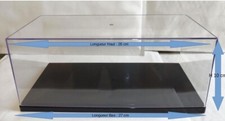 2 Boites Vitrine Show Case + Socle pour Miniatures 1/24 Neuf
