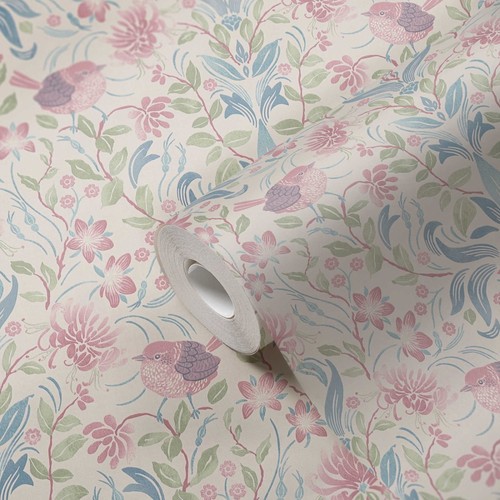 Papier peint floral avec des - papier,