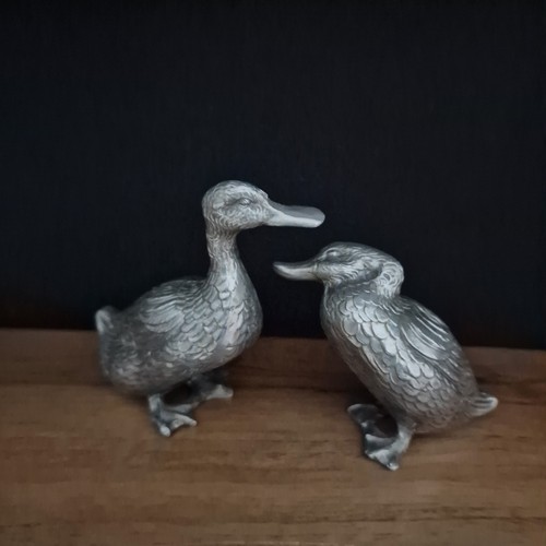 Paire canards métal - de,