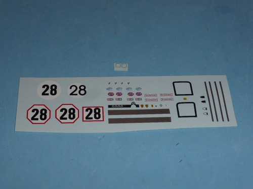 Decals ferrari 512s works - 1:43,