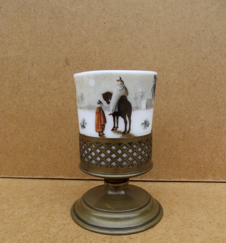 Ancien verre opaline foire - opaline,