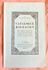 CATALOGUE BALZACIEN