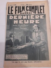 Revue Le film complet - Numéro 1568 de 1934 - Dernière heure 
