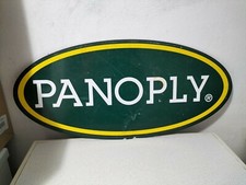 Panneau Enseigne en Métal Publicité de Collection Bifacciale Panoply