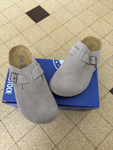 Birkenstock boston gris taille - gris,