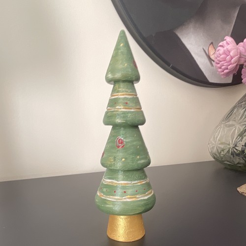 Arbre noël décoratif bois - arbre,