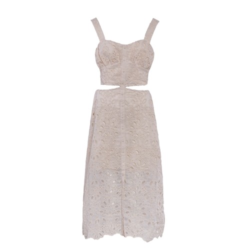 Maje women beige embroidered - maje,
