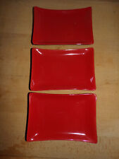 3 x petites assiettes en