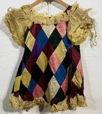 OLD COSTUME DRESS OLD THEATER child polychinel harlequin