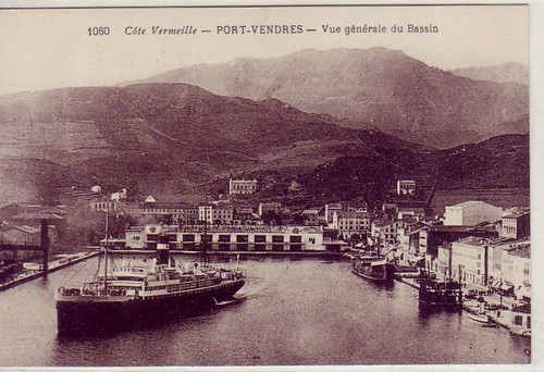 Cpa port vendres vue du - ,