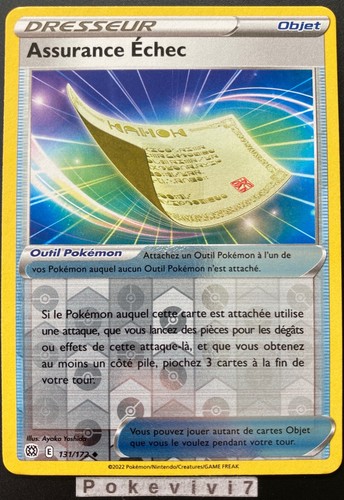 Carte pokemon assurance echec - carte,
