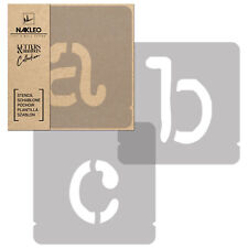 Pochoirs Lettres et Chiffres / 140mm / Typewriter Minuscule / Alphabet Nombres