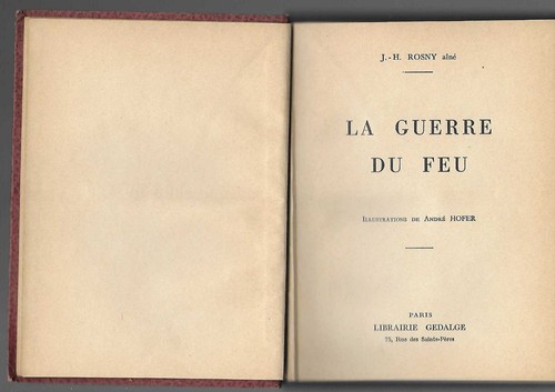Guerre feu j h - guerre, -j.-h