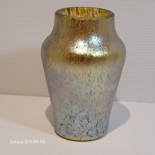 Loetz vase papillon irisée - papillon,