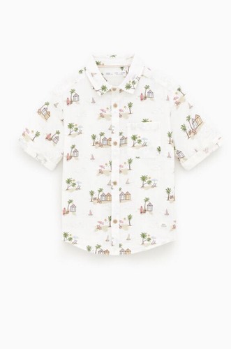 Zara boys beach shirt - beach,