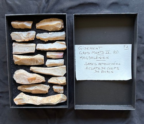 Magdalénien silex - -,