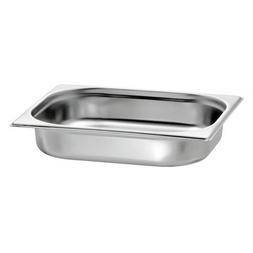 Bac inox 65 mm - inox, 1/2