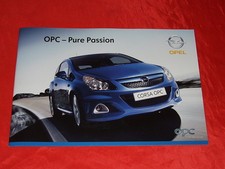 Opel Corsa OPC Astra OPC Vectra OPC Zafira OPC Meriva OPC Prospekt Brochure 2007
