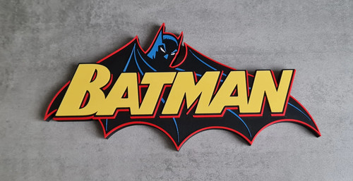 Plaque logo batman - logo, comic