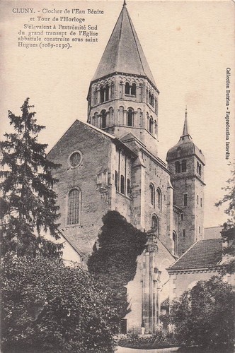 Cluny clocher l - de, eau
