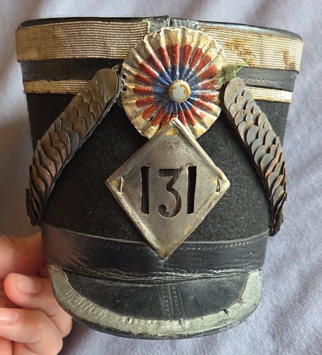 Ancien shako militaire - shako,