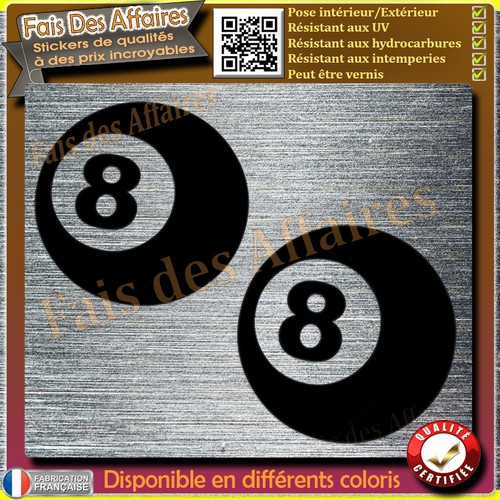 Sticker autocollant eight - autocollant,